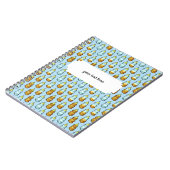 Cute Pixel Art Honey Beer Fles Pattern Notitieboek (Linkerzijde)