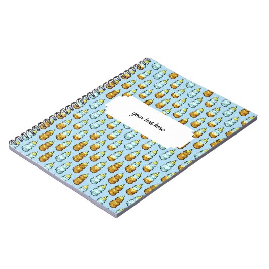 Cute Pixel Art Honey Beer Fles Pattern Notitieboek (Linkerzijde)