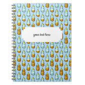 Cute Pixel Art Honey Beer Fles Pattern Notitieboek (Voorkant)