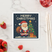 Cute pixel art Santa Claus Servet (Insitu)