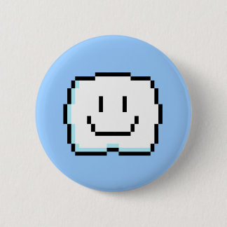 Cute Pixel Cloud Ronde Button 5,7 Cm