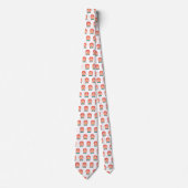 Cute pixel clown gezicht kussensloop stropdas (Voorkant)