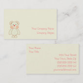 Cute Pixel Drawn Beer Visitekaartje (Voorkant / Achterkant)