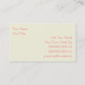 Cute Pixel Drawn Beer Visitekaartje (Achterkant)