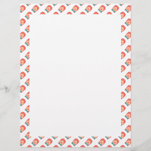 Cute pixeled clown face