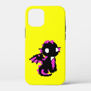 Cute pixeled dragon baby wrapping paper Case-Mate iPhone case