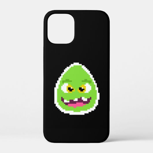 Cute pixeled egg monster mok trekstring ba Case-Mate iPhone case (Achterkant)