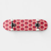 Cute pixeled ladybug insect werpt kussen persoonlijk skateboard (Horizontaal)