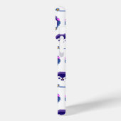 Cute pixeled pinguin baby werpen kussen Case-Mate iPhone case (Achterkant / Links)