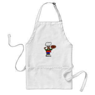 Cute Pizza Chef Schort om aan te passen