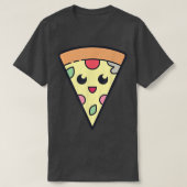 Cute Pizza Kawaii Anime Vaporwave Indie esthetics T-shirt (Design voorkant)