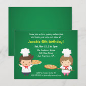 Cute Pizza kinderen op zaterdag Kaart (Voorkant / Achterkant)