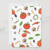 Cute Pizza My Heart ClassroomValentines Day Feestdagenkaart (Achterkant)