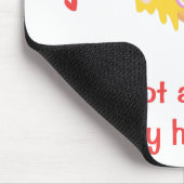 Cute Pizza van mijn Heart Pun Love Humor Muismat (Hoek)