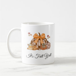 Cute Plaid Pumpkin Fall Decor Art Koffiemok