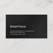 Cute Plain Grey Pattern Fitness Visitekaartje (Achterkant)