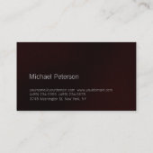 Cute Plain Grey Red Fitness Visitekaartje (Achterkant)