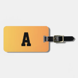 Cute Plain with Simple Design Bagagelabel