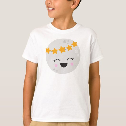 Cute Planet, Kawaii Planet, Stars, Space, Cosmos T-shirt (Voorkant)