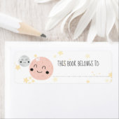 Cute Planet Moon & Stars Dit boek behoort tot Etiket (Insitu)