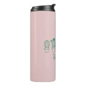Cute Plant Lady Funny Cactus Quote in Pink Green Thermosbeker (Gedraaid links)