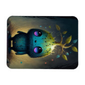 Cute Plant Monster Fantasy Art Magnet Magneet (Horizontaal)