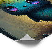 Cute Plant Monster Fantasy Art Poster (Hoek)