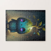 Cute Plant Monster Fantasy Art Puzzle Legpuzzel (Horizontaal)