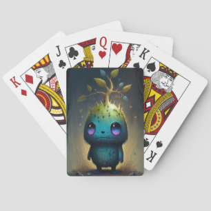 Cute Plant Monster Fantasy Art-speelkaarten Pokerkaarten