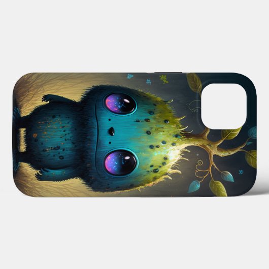 Cute Plant Monster Fantasy Hoesje-Mate iPhone Case (Achterkant (horizontaal))
