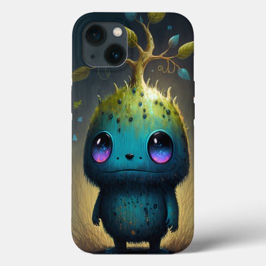 Cute Plant Monster Fantasy Hoesje-Mate iPhone Case (Achterkant)