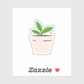 Cute Plant Sticker (Vel)