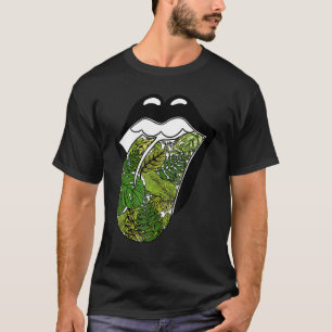Cute Plant Tongue Grafisch voor tuinders Geweldige T-shirt