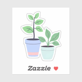 Cute Planten Sticker