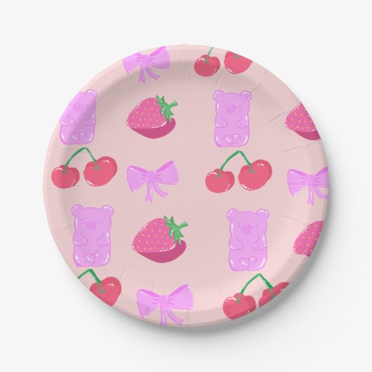 cute plate papieren bordje (Voorkant)