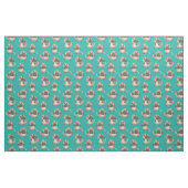 Cute Platypus Cartoon Fabric Stof (Fat Quarter)