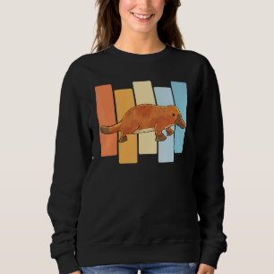 Cute Platypus Outback Animal Retro Aussie Trui