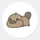 Cute Platypus stickers (Voorkant)
