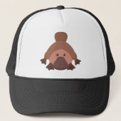 Cute platypus trucker pet (Voorkant)
