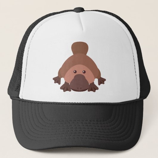 Cute platypus trucker pet (Voorkant)