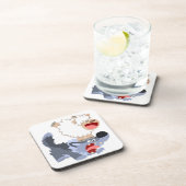 Cute Playful Cartoon Sheep and Wolf Onderzetters S (Rechterzijde)