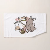Cute Playful Cats Design – Fun Paws and Play Art Handdoek (Handdoek)