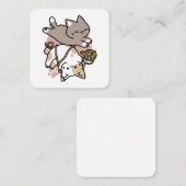 Cute Playful Cats Design – Fun Paws and Play Art Notitiekaartje (Voorkant / Achterkant)