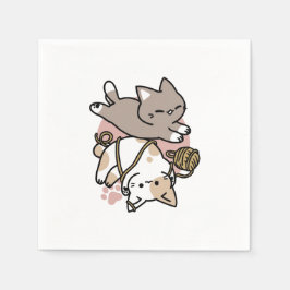 Cute Playful Cats Design – Fun Paws and Play Art Servet