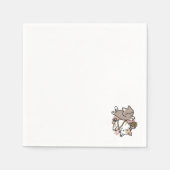 Cute Playful Cats Design – Fun Paws and Play Art Servet (Voorkant)