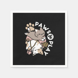 Cute Playful Cats Design – Fun Paws and Play Art Servet