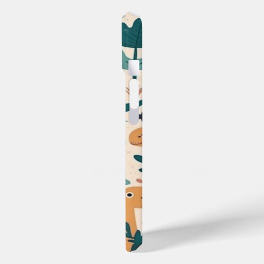 Cute & Playful Dino Land Children's Pattern Phone  Case-Mate iPhone Case (Achterkant / Links)