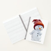 CUTE PLAYFUL SNOWMAN NOTITIEBOEK (Binnen)