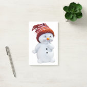 CUTE PLAYFUL SNOWMAN POST-IT® NOTES (Kantoor)