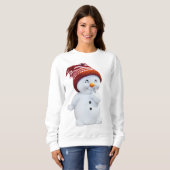 CUTE PLAYFUL SNOWMAN TRUI (Voorkant volledig)